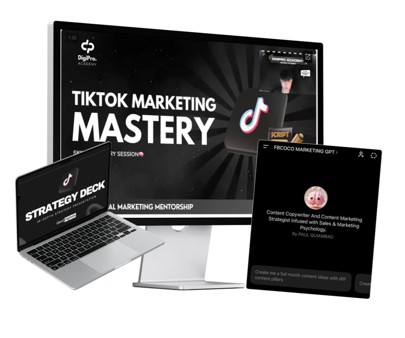 Tiktok Content Marketing Course + Content GPT