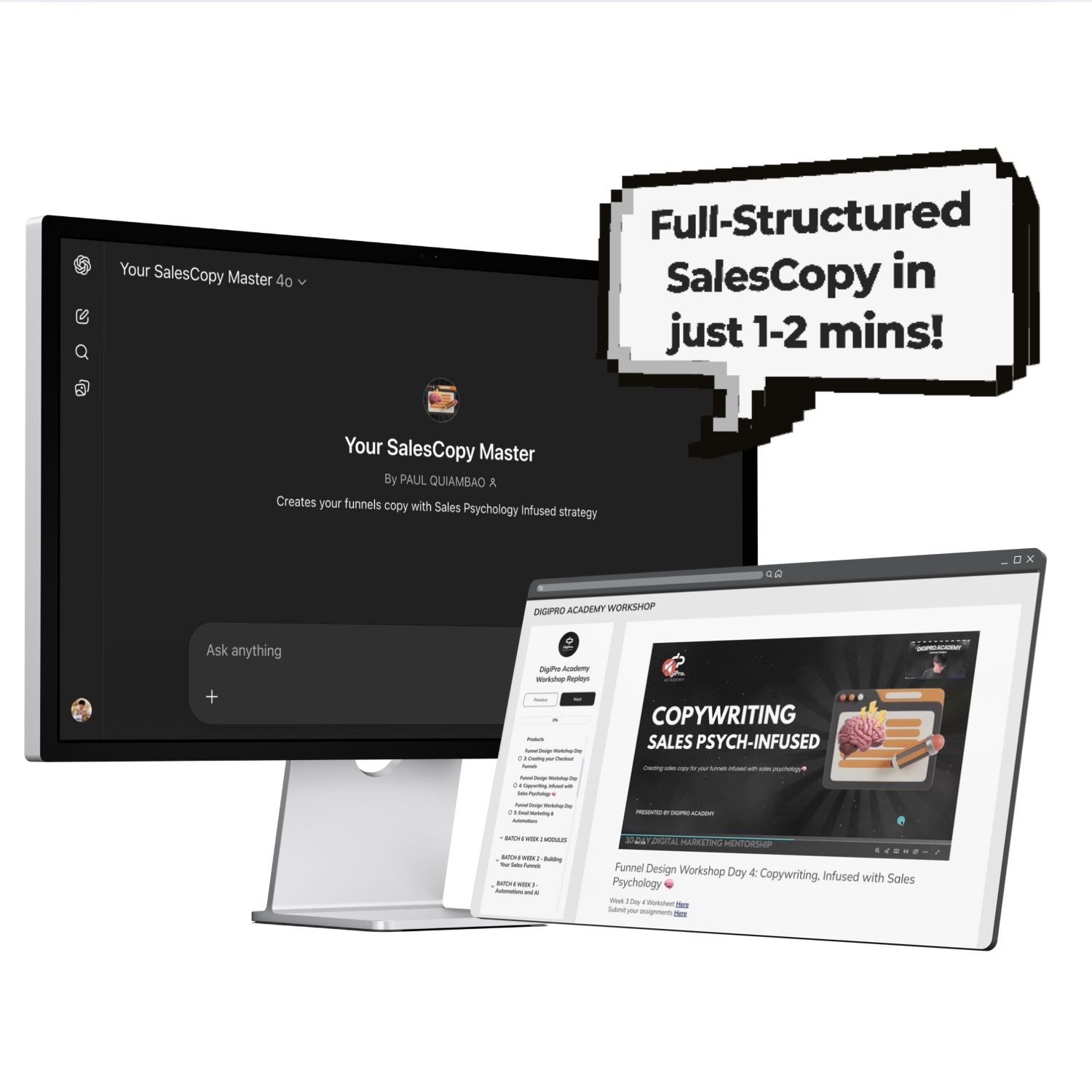 Sales Funnel Copywriting + SalesCopywriting GPT Bot