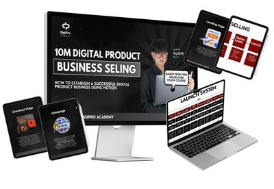 DIGITAL PRODUCT BUSINESS + SELLING COURSE