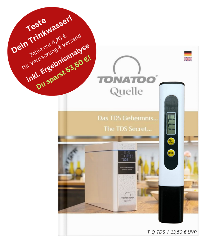 Digitales TDS-Messgerät für 0€ | zzgl. 4,70€ Versand | inkl. Ergebnisanalyse