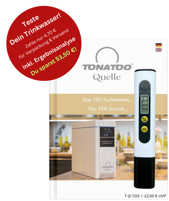 Digitales TDS-Messgerät für 0€ | zzgl. 4,70€ Versand | inkl. Ergebnisanalyse