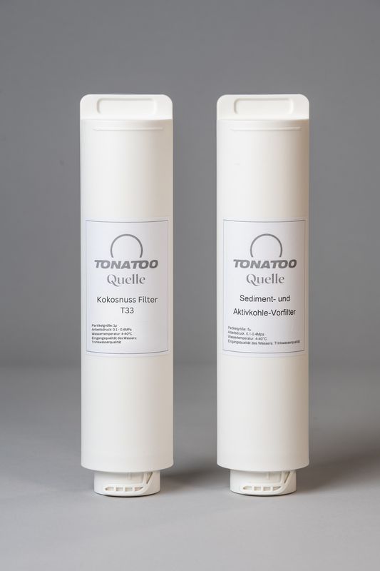 Ersatz-Filterset TONATOO Quelle (ohne Mineralisierung) Ersatz-Filterset TONATOO Quelle (ohne Mineralisierung)