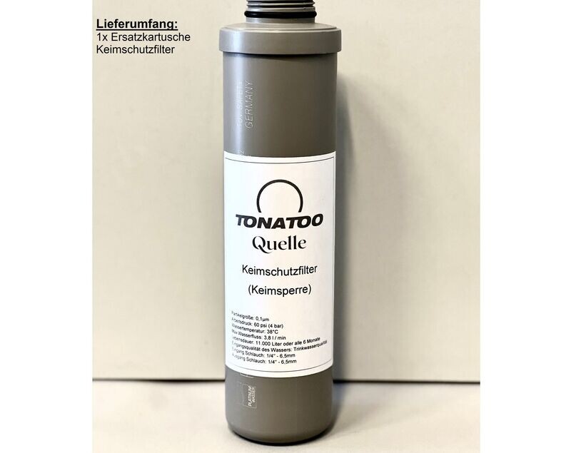 Keimschutzfilter (Ersatzfilter) zu TONATOO Quelle Keimschutzfilter (Ersatzfilter) zu TONATOO Quelle