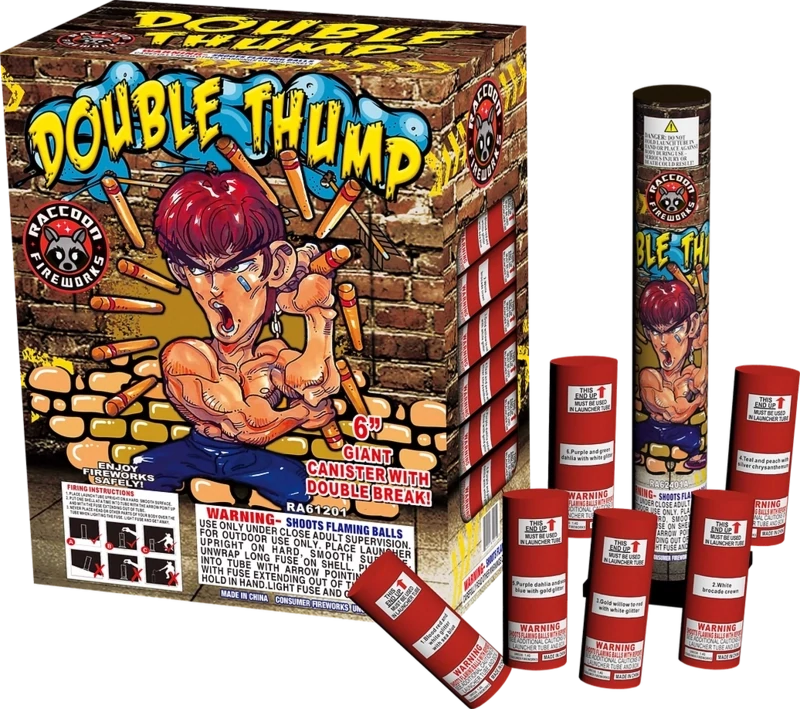 &quot;Double Thump-Double breaks 6&quot;&quot; canister shell 12&#39;S&quot;