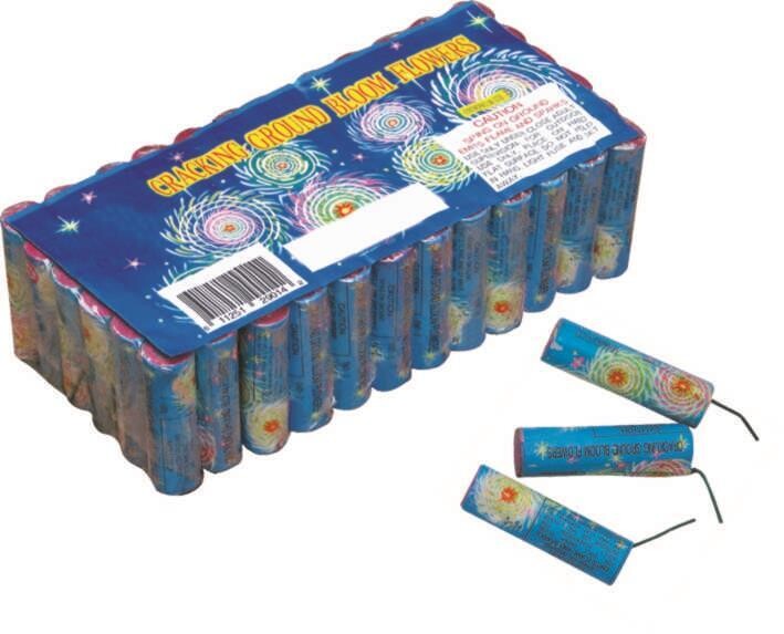 GROUND BLOOM FLOWER CRACKLING - pk of 6