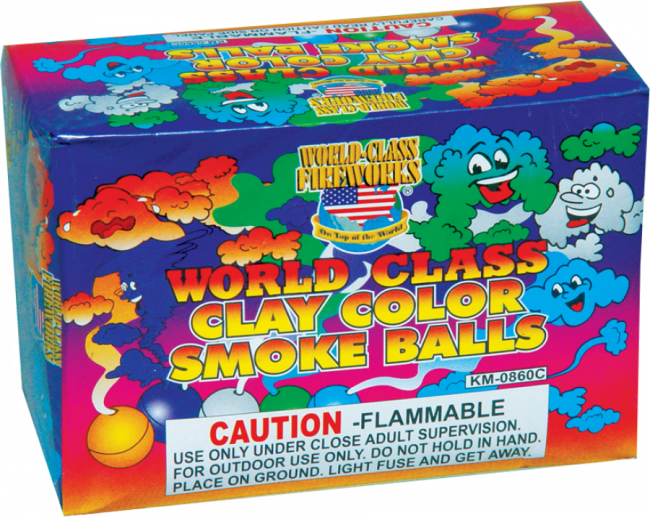 5 Color Clay Smoke Asst. 5 Color Clay Smoke Asst.