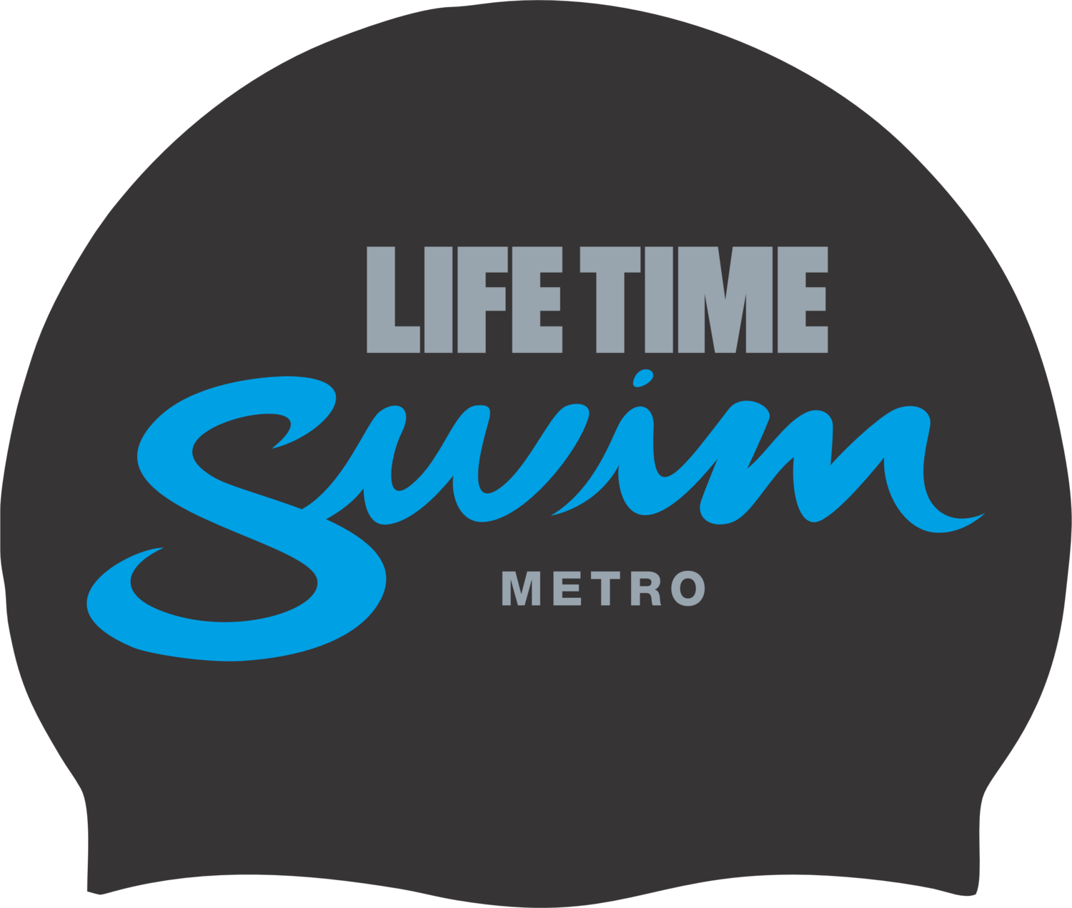 Lifetime Metro Seamless Silicone Swim Cap