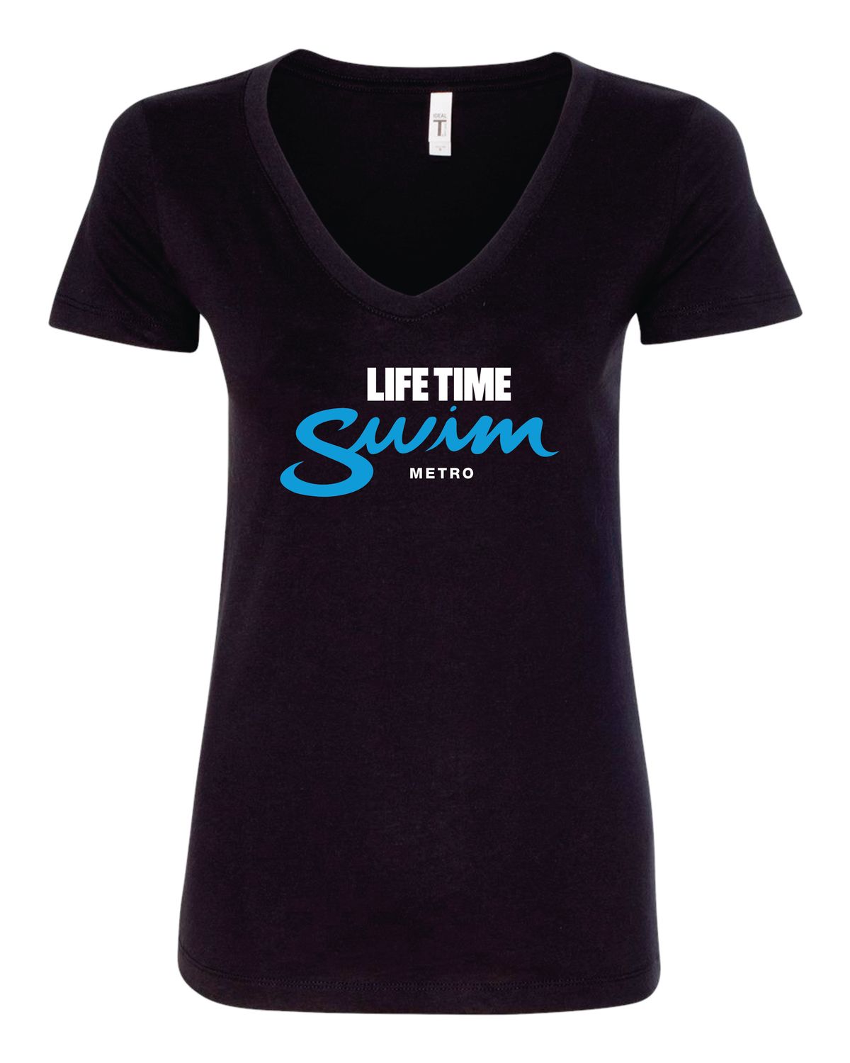 Life Time Swim V-Neck T-Shirt, Club: Metro