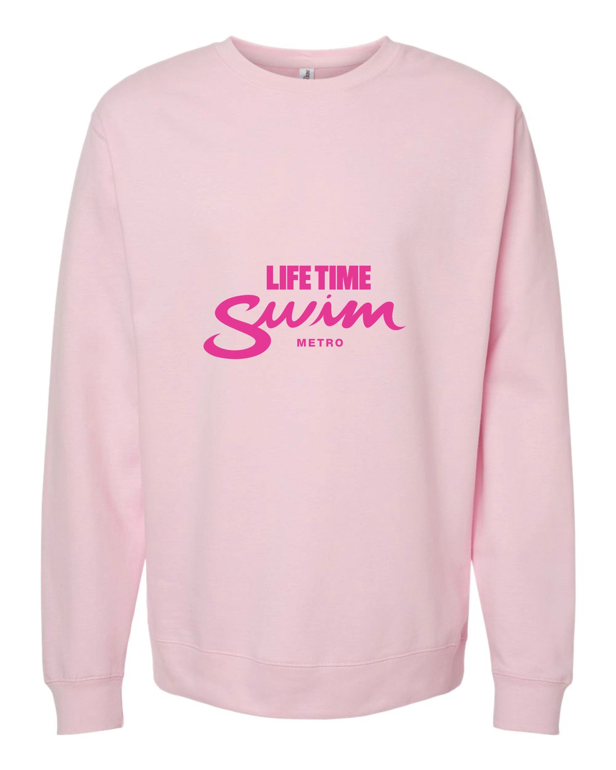 Metro Exclusive Breast Cancer - Crewneck Neon Pink Puffer Logo