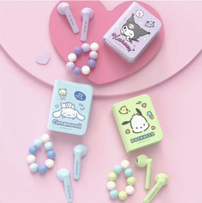 Sanrio Kuromi Cinnamoroll Pochacco Wireless Earbuds