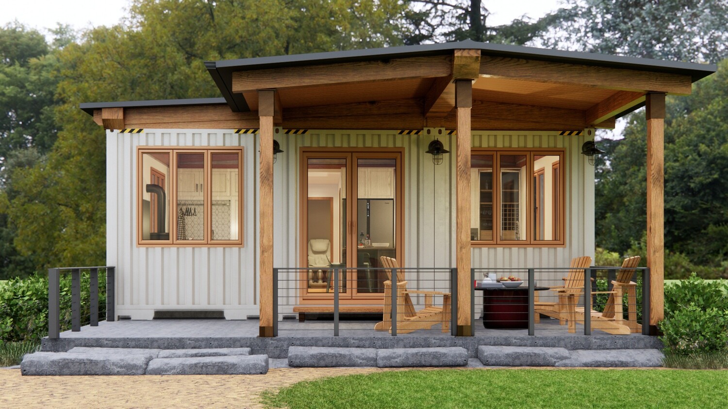 Detailed design of the container house BG17