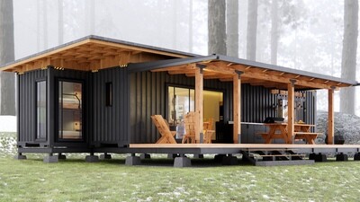 Detailed design of the container house BG16
