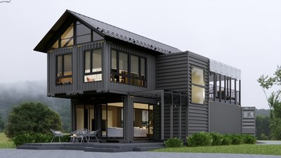 Detailed design of the container house BG18