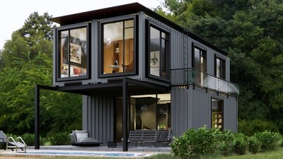 Detailed design of the container house BG19