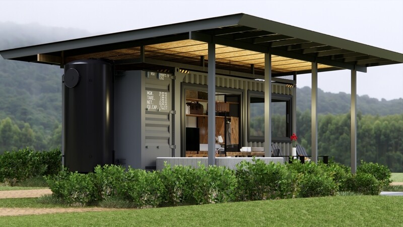 Detailed design of the container house BG46