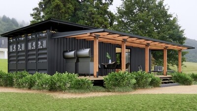 Detailed design of the container house BG49