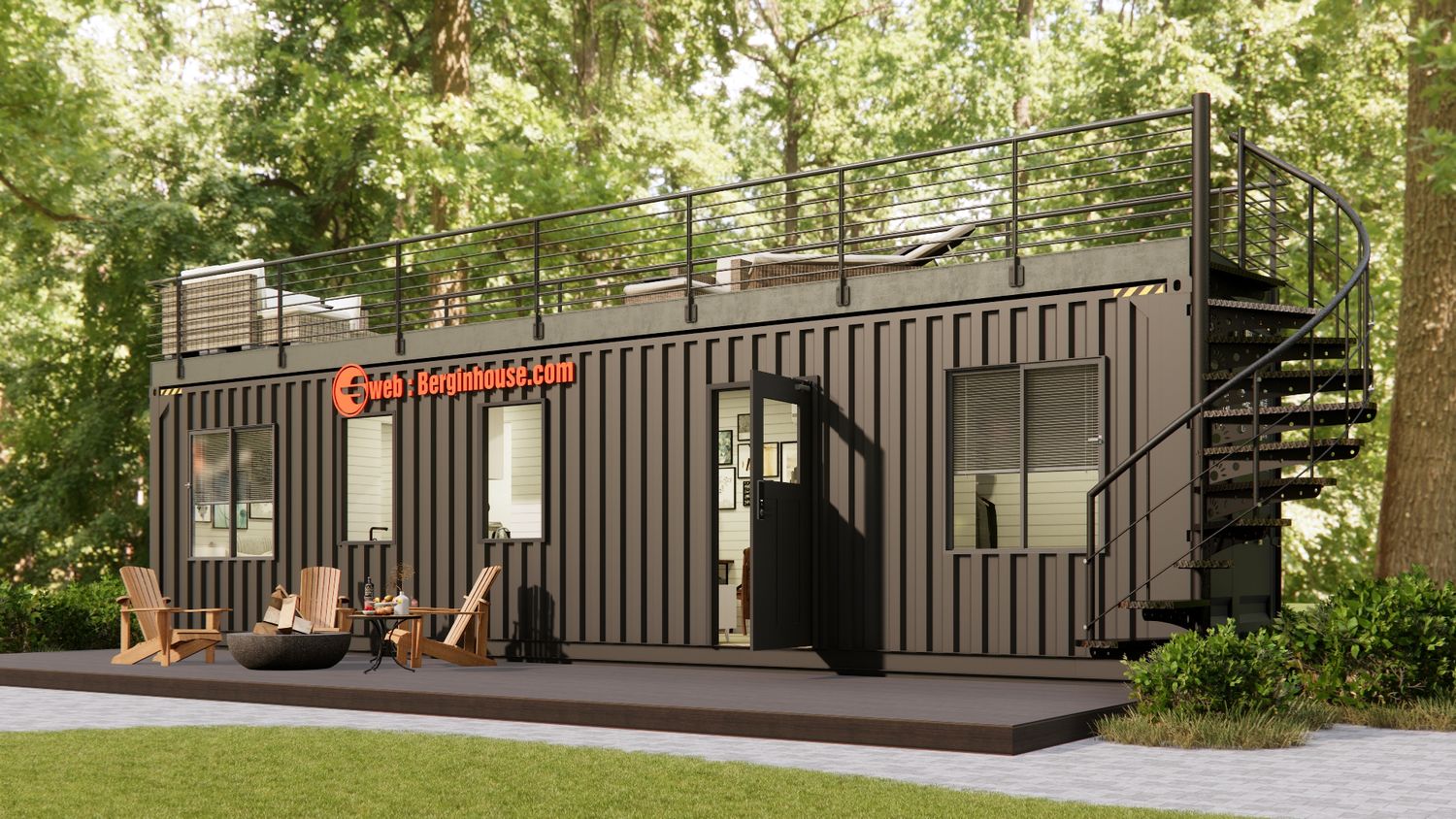 Detailed design of the container house BG47