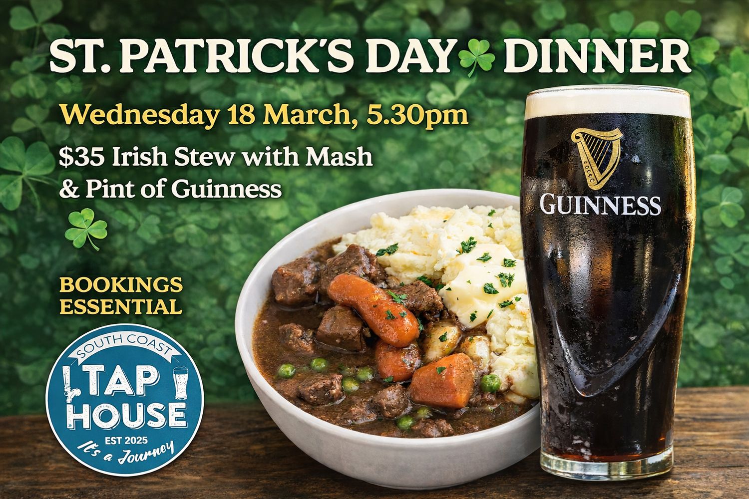 St Patricks Day Dinner