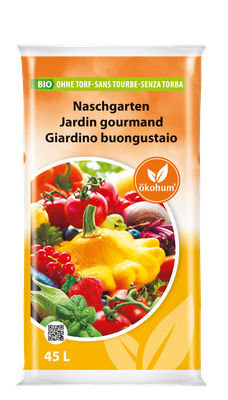 Naschgartenerde Ökohum 45 L