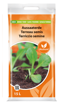 Aussaaterde Ökohum 15 L