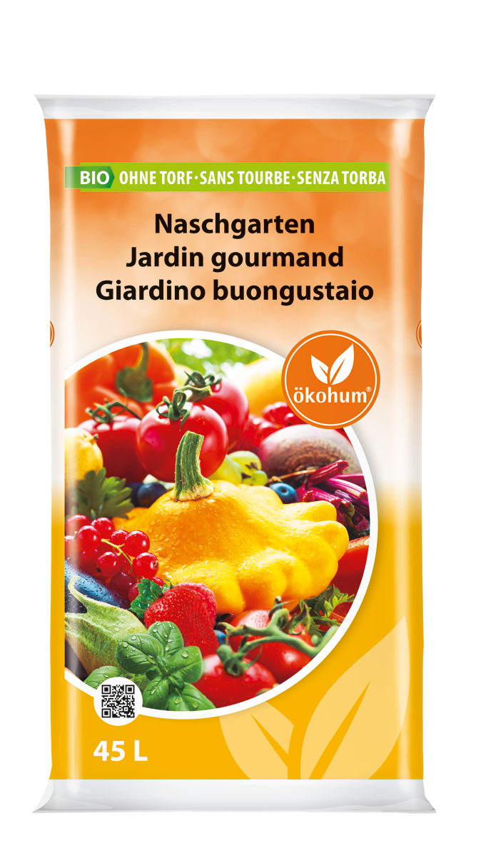 Naschgartenerde Ökohum 45 L