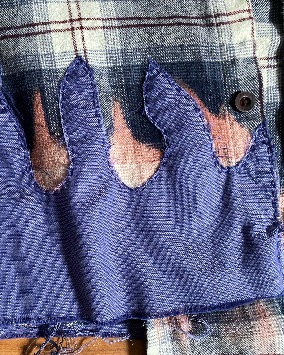 Purple Inferno flannel shirt
