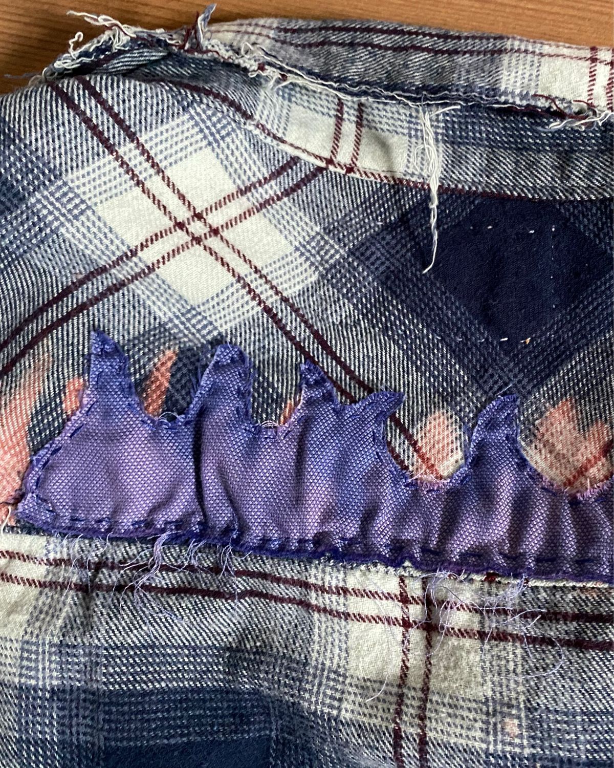 Purple Inferno flannel shirt
