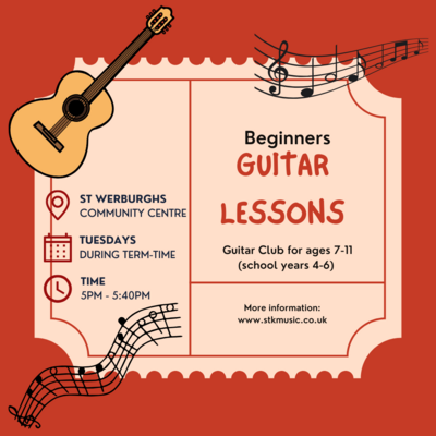 Beginners Guitar Course ( ages 7-11)