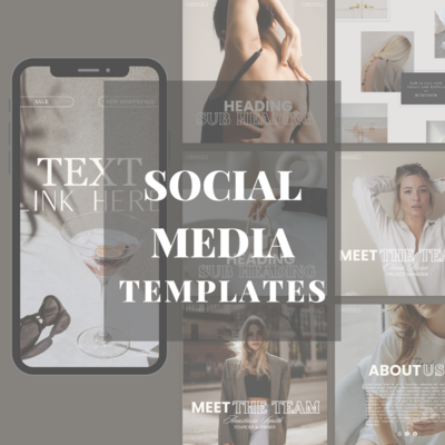 Social Media 120 templates met foto's