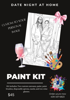 Custom Canvas Paint Kit