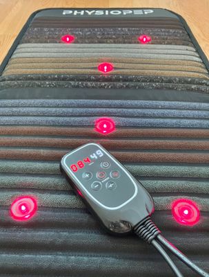 Midnight Rainbow Mat | PEMF, Infrared Heat &amp; Red Lights | 40&quot; x 20&quot;