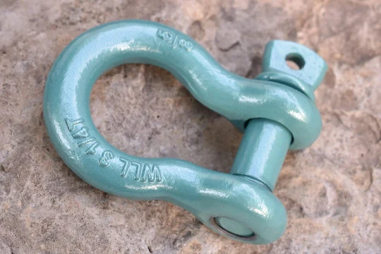 Screw Pin Anchor Shackle 5/8 Inch, Custom Powder Coated