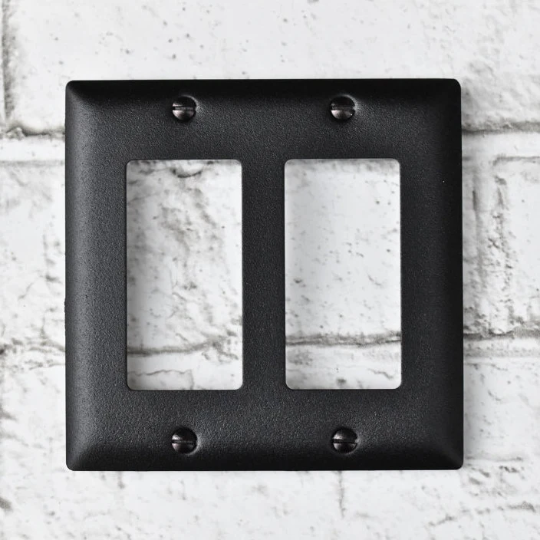 Stainless Steel Decorator Wall Plate, Custom Powder Coated