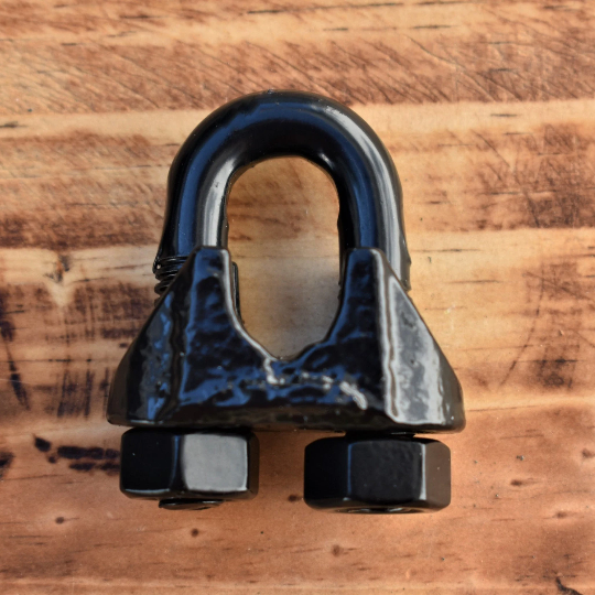Wire Rope Clip 5/16 Inch, Custom Powder Coated