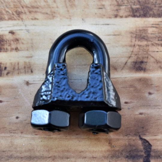 Wire Rope Clip 3/16 Inch, Custom Powder Coated