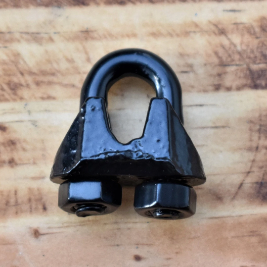 Wire Rope Clip 1/8 Inch, Custom Powder Coated