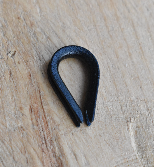 Wire Rope Thimble 1/16 Inch, Custom Powder Coated