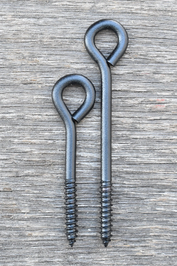 Lag Screw Eye 1/4 Inch, Custom Powder Coated