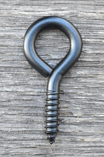 Lag Screw Eye Size #2, Custom Powder Coated