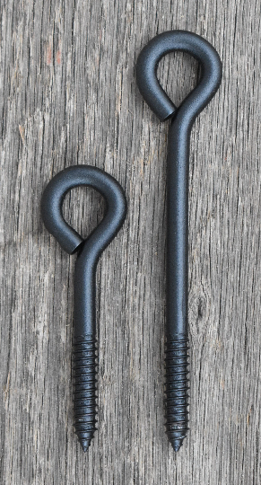 Lag Screw Eye 5/16 Inch, Custom Powder Coated