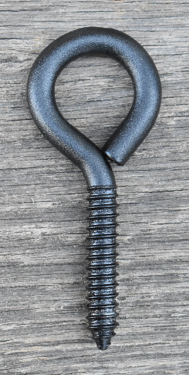Lag Screw Eye 23/64 Inch, Custom Powder Coated