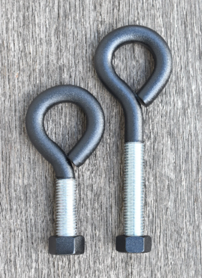 Eye Bolt With Nut 3/4 Inch, Custom Powder Coated