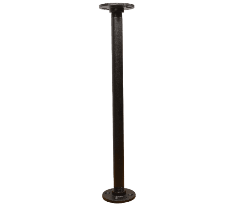 Industrial Pipe Table Leg 18 Inch, Custom Powder Coated