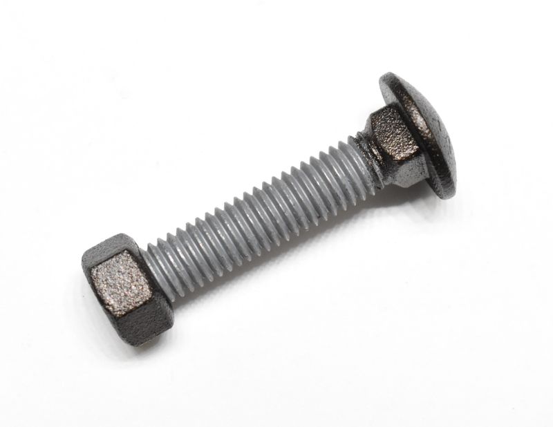 Galvanized Carriage Bolt With Hex Nut 3/8 Inch, Custom Powder Coated