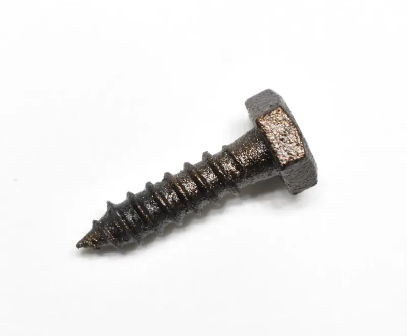 Galvanized Hex Head Lag Screw 1/4 Inch, Custom Powder Coated