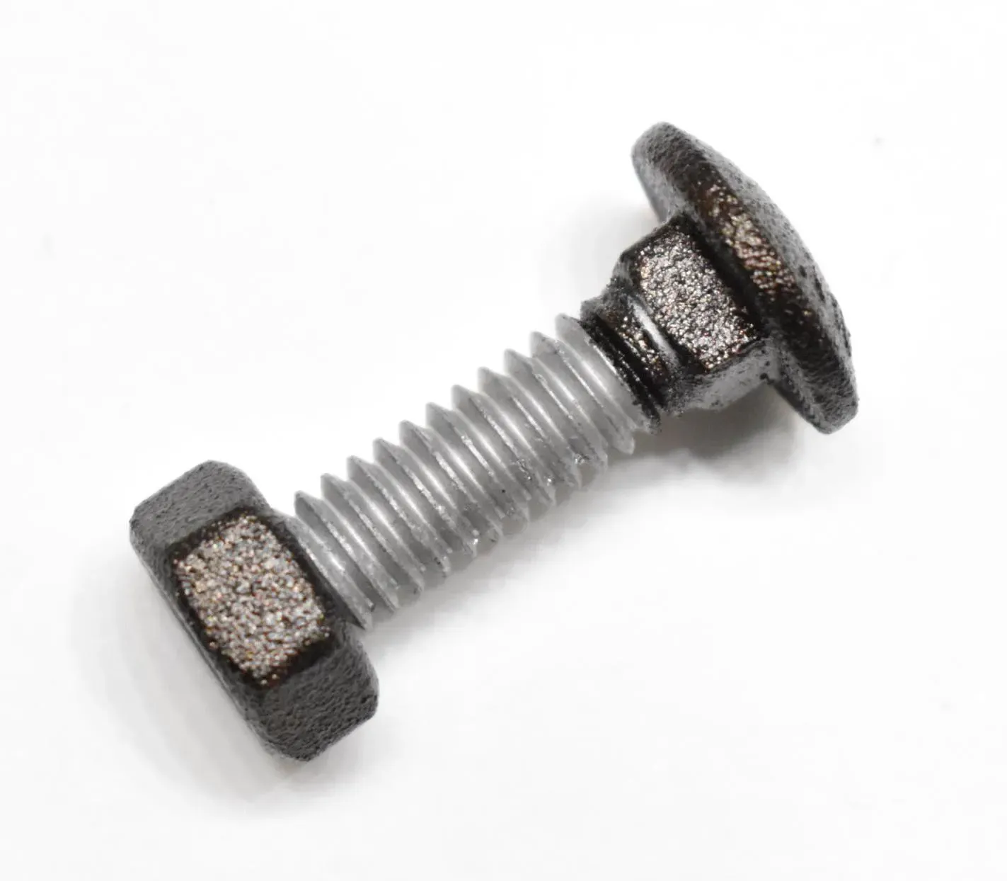 Galvanized Carriage Bolt With Hex Nut 1/4 Inch, Custom Powder Coated