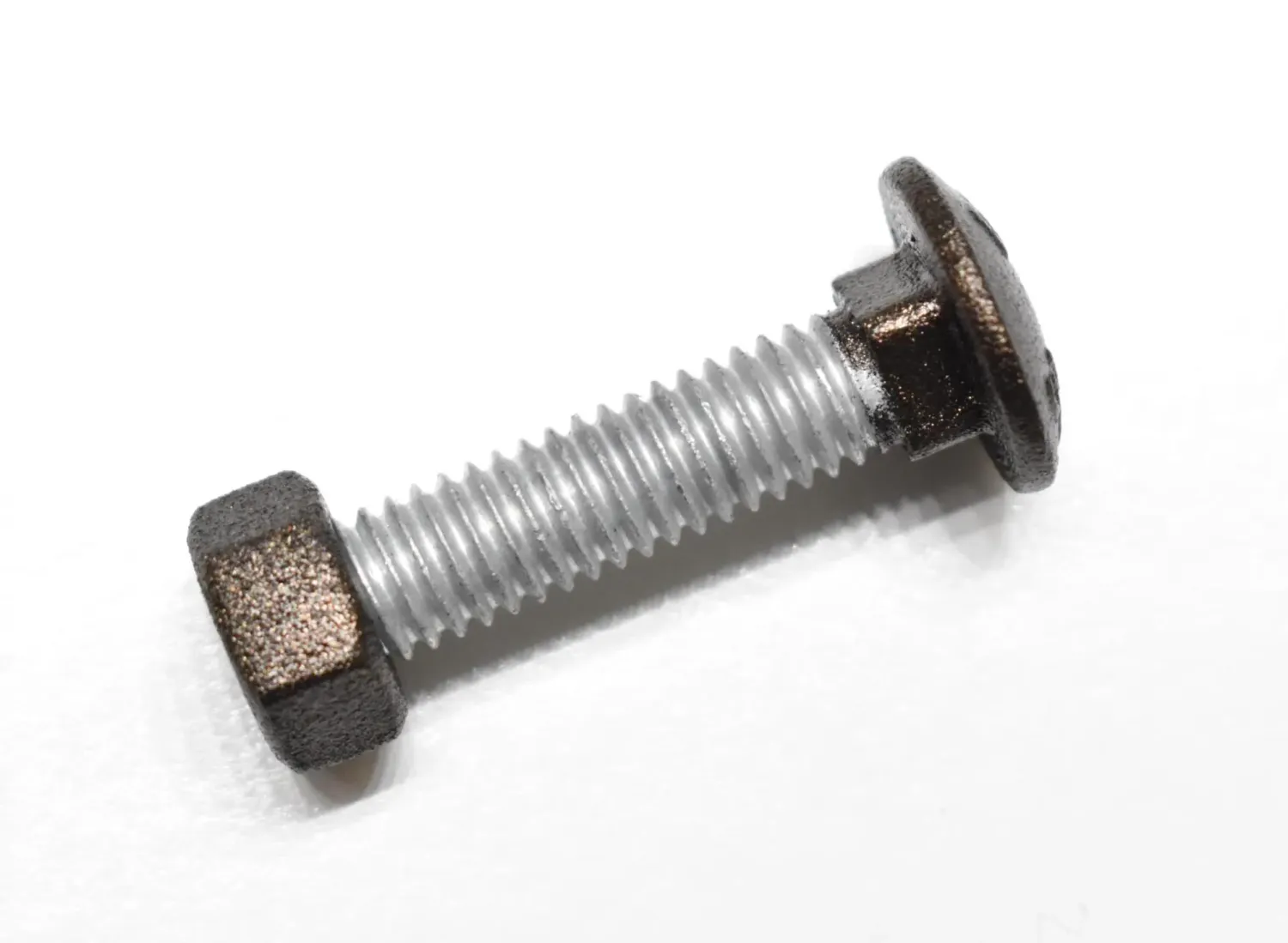 Galvanized Carriage Bolt With Hex Nut 5/16 Inch, Custom Powder Coated