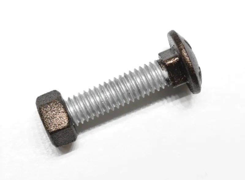 Galvanized Carriage Bolt With Hex Nut 5/16 Inch, Custom Powder Coated