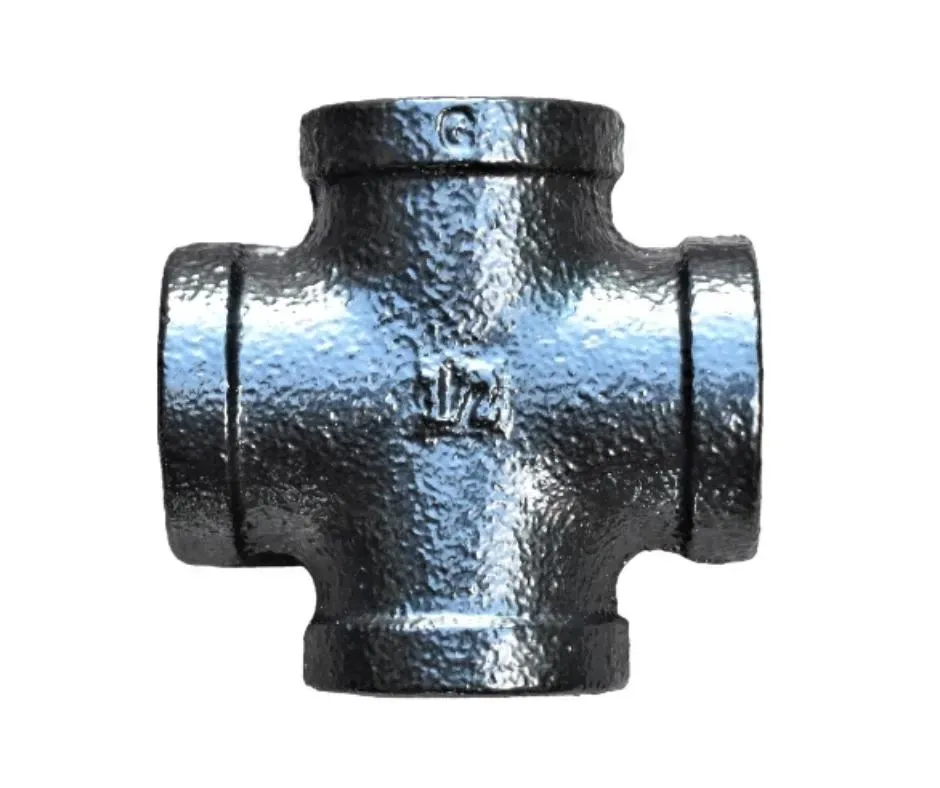 Pipe Cross 1/2 Inch, Custom Powder Coated