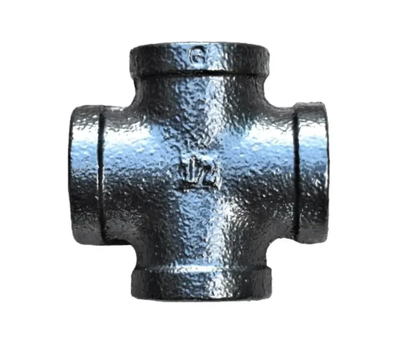 Pipe Cross 1/2 Inch, Custom Powder Coated
